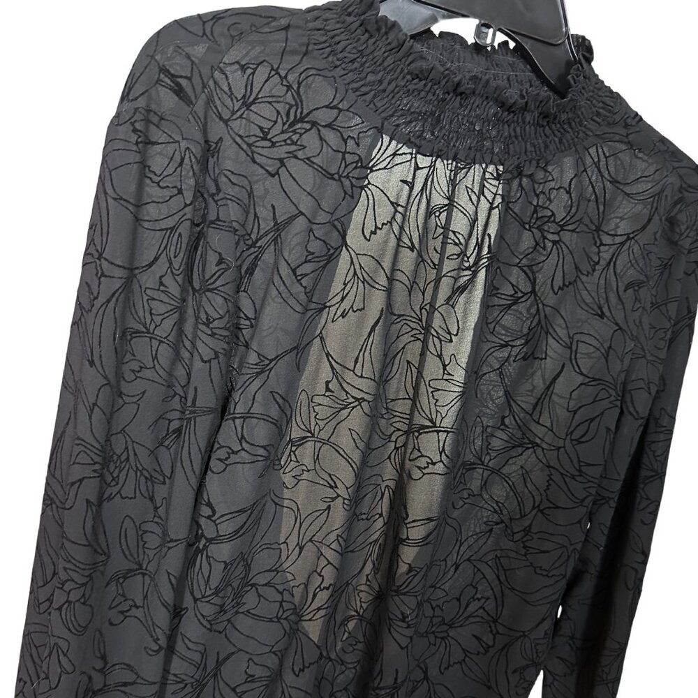 MinkPink Black Elegant Open Back Black Blouse - S